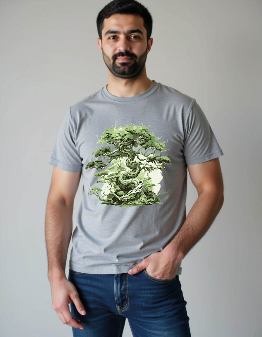 Thumbnail: beautiful bonsai mens printed graphic t shirt