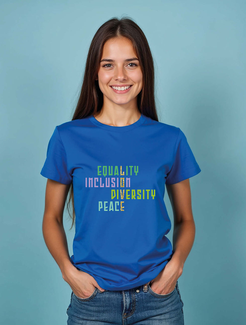 Thumbnail: equality inclusion diversity peace Cool Women’s graphic T-Shirt – Best Price