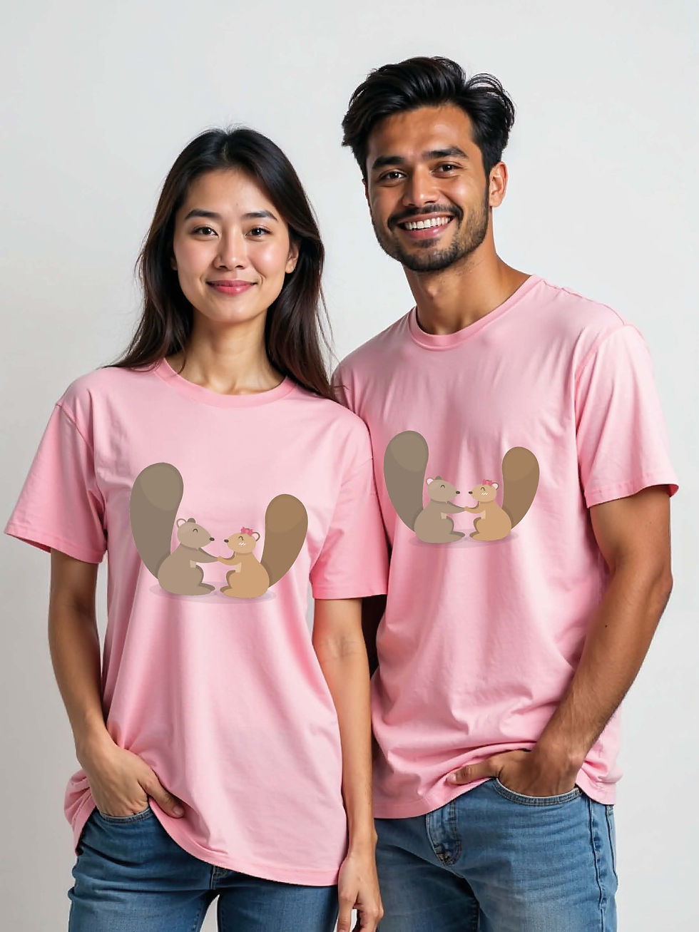 Matching Outfit Cartoon Couple Matching Tee Lovers Edition – Limited Stock