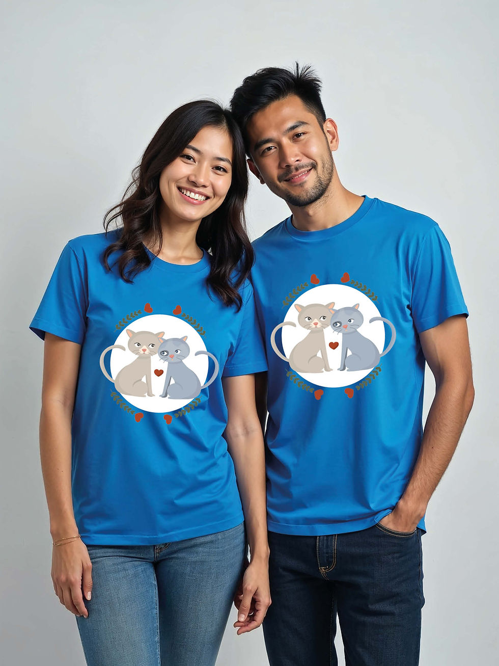 Valentine’s Cartoon Couple T-Shirt Lovers Edition – Buy Now