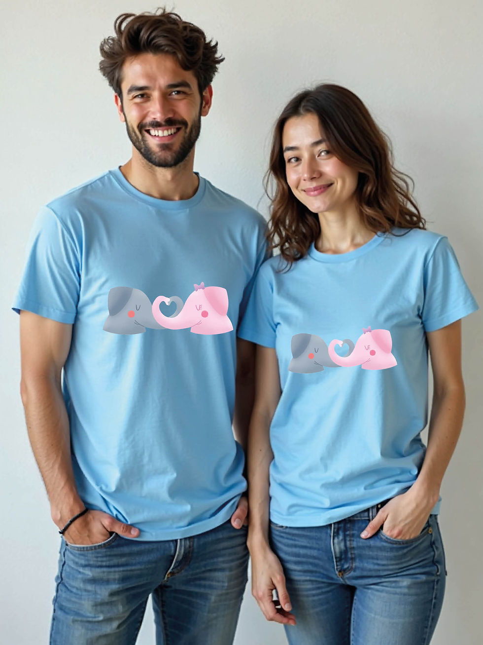Cute Cartoon Couple T-Shirt Lovers Edition – Discount Offer