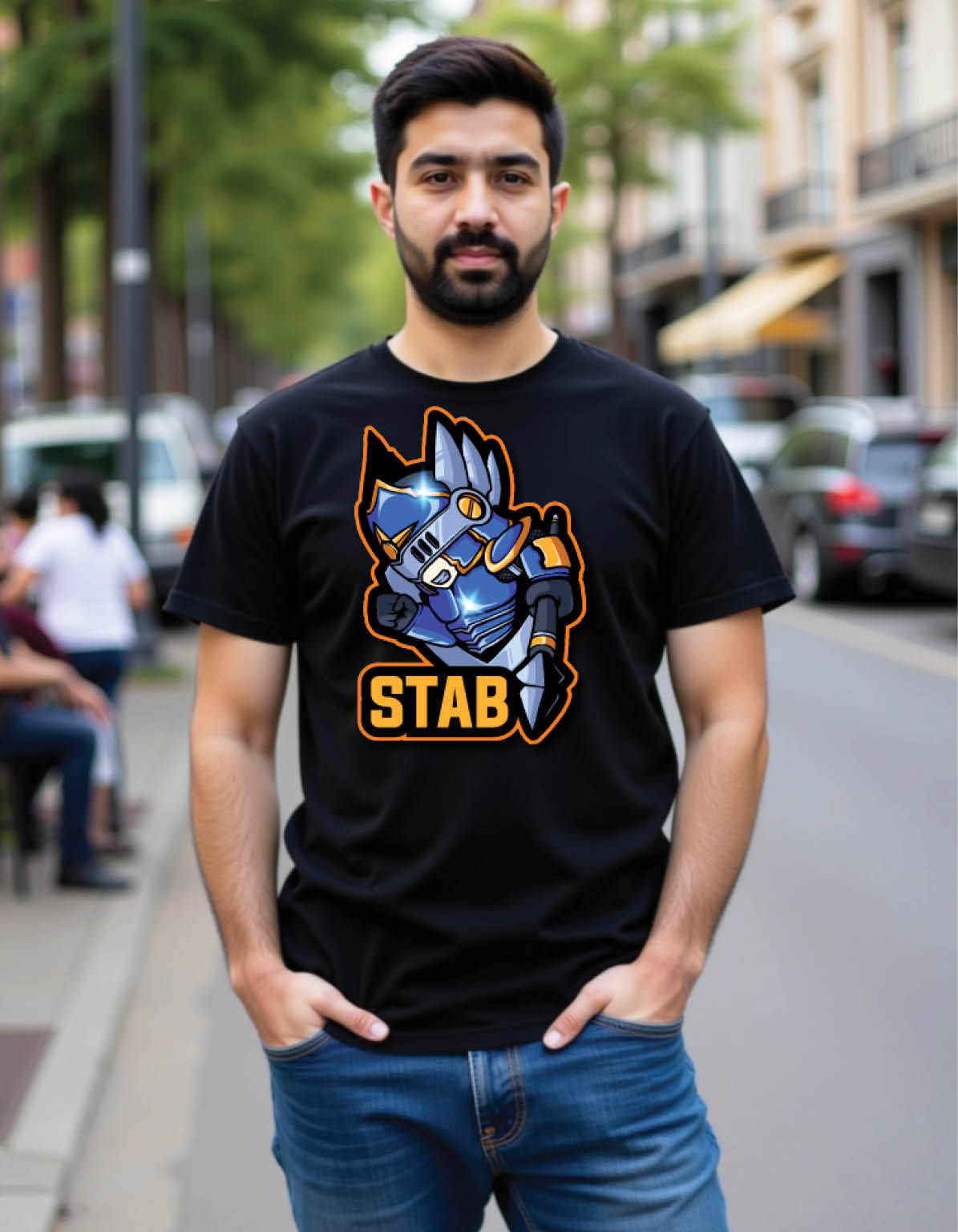stab mens printed graphic t shirts