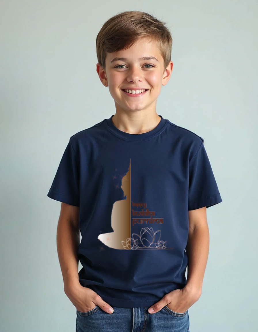 Thumbnail: Buddha purnima Unisex printed graphic t shirt