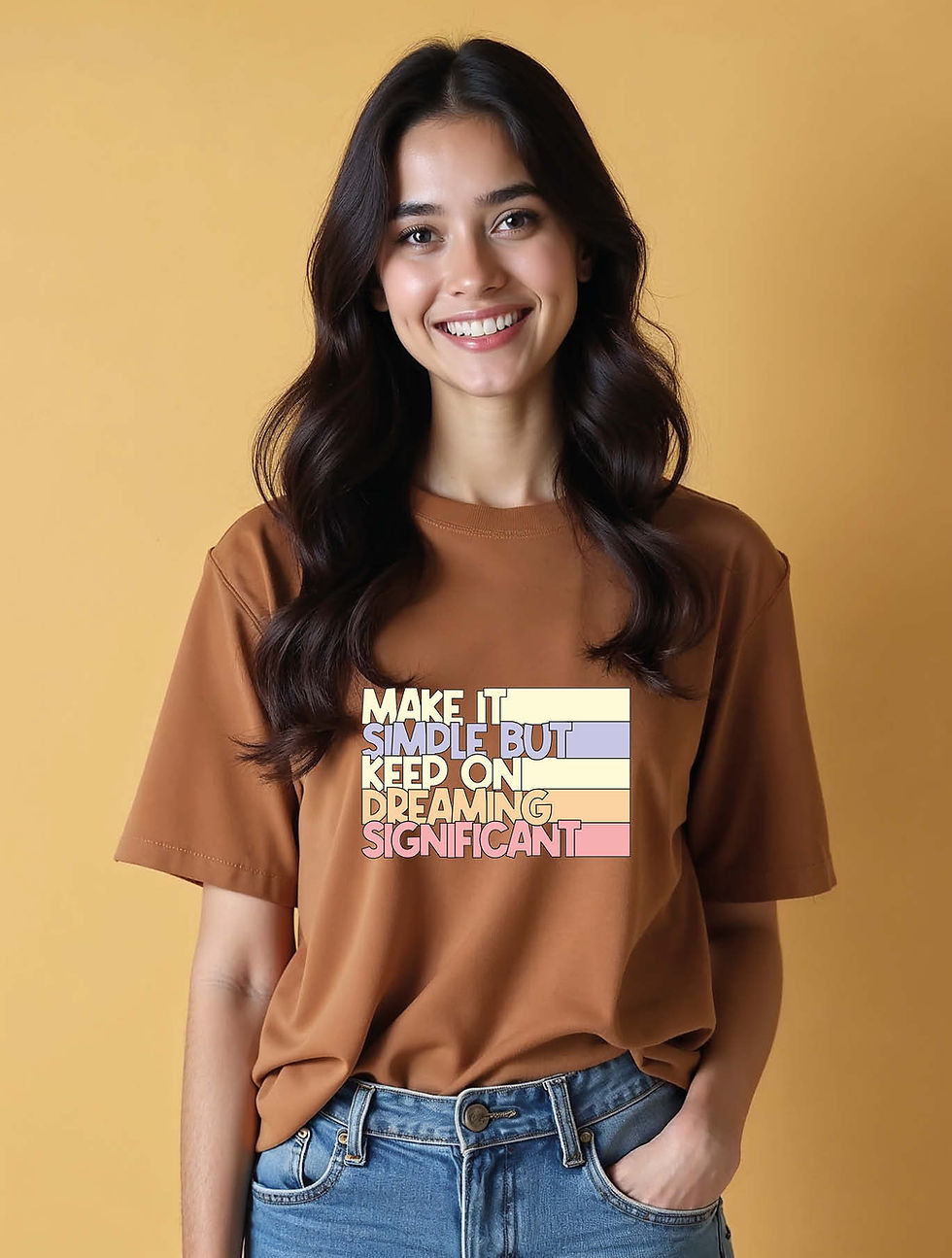 Thumbnail: make it simple but keep on dreaming significant Cool Women’s Graphic T-Shirt