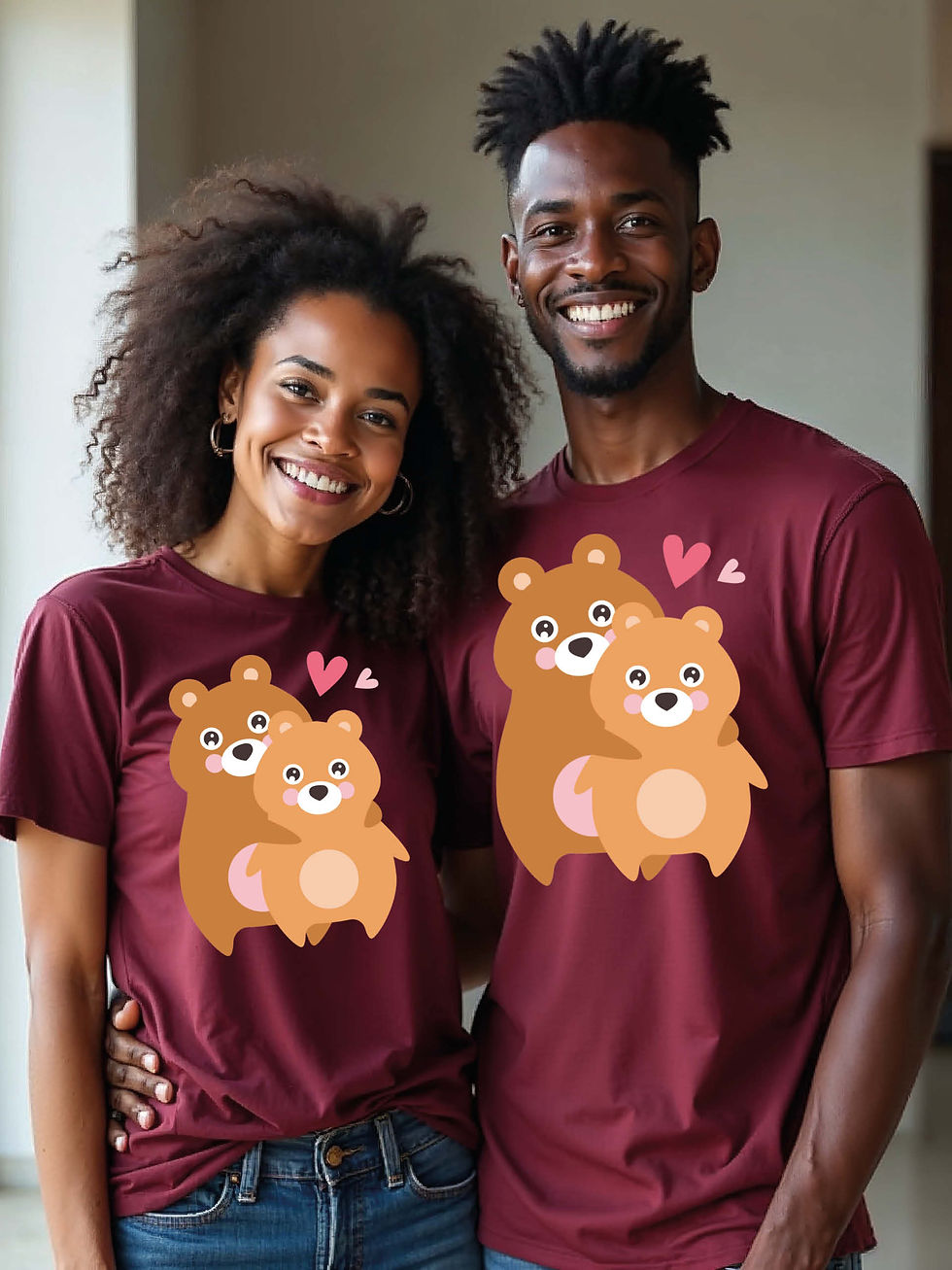 Thumbnail: Stylish Animal Couple T-Shirt Lovers Edition – Low Price Offer