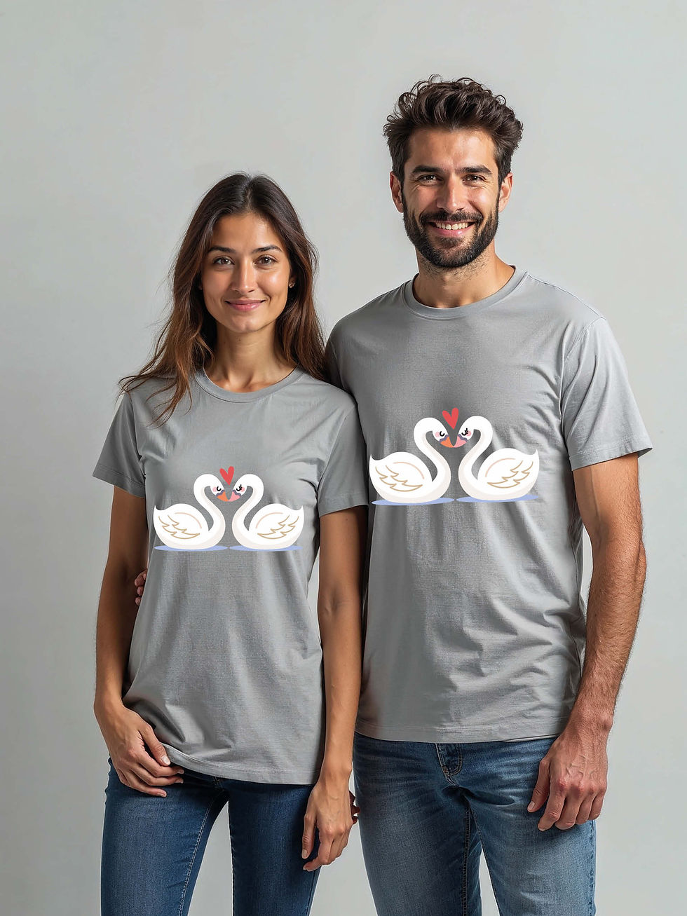 Thumbnail: Stylish Cartoon Couple T-Shirt Lovers Edition – Buy Now