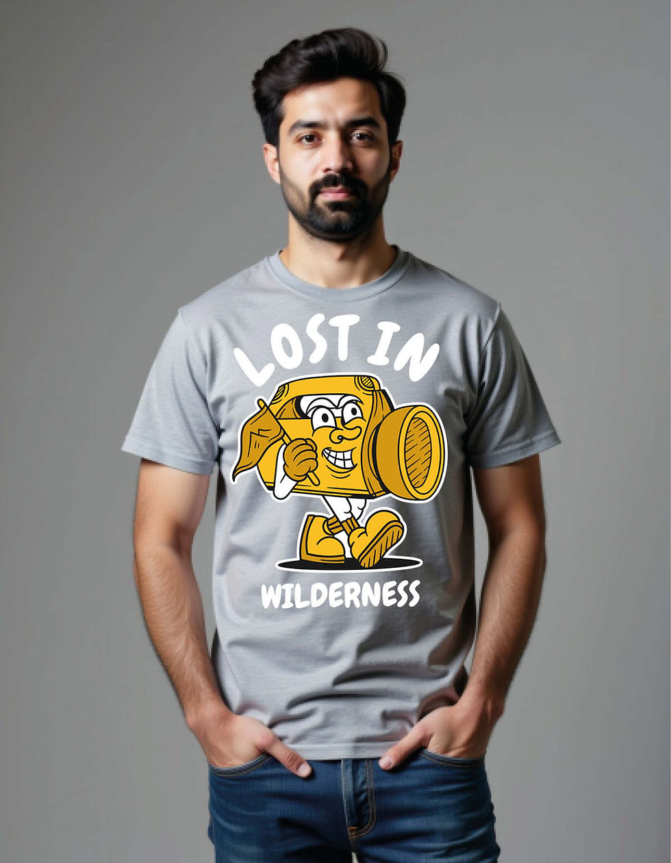 Thumbnail: Lost in wilderness Unisex Printed T-Shirt for All