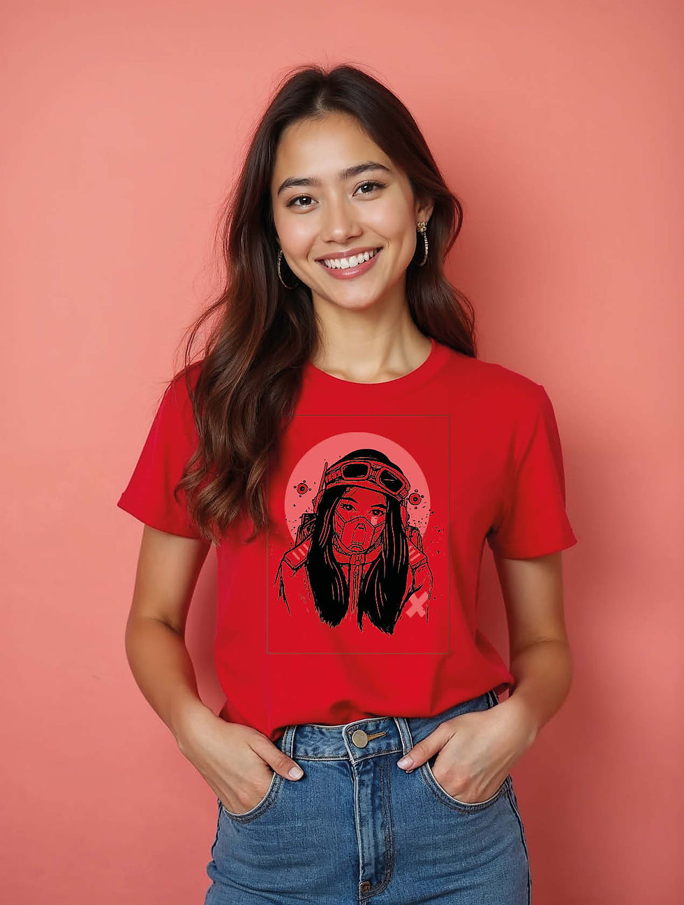 Thumbnail: Wasteland Whisper  Urban Women’s Streetwear T-Shirt – Premium Quality