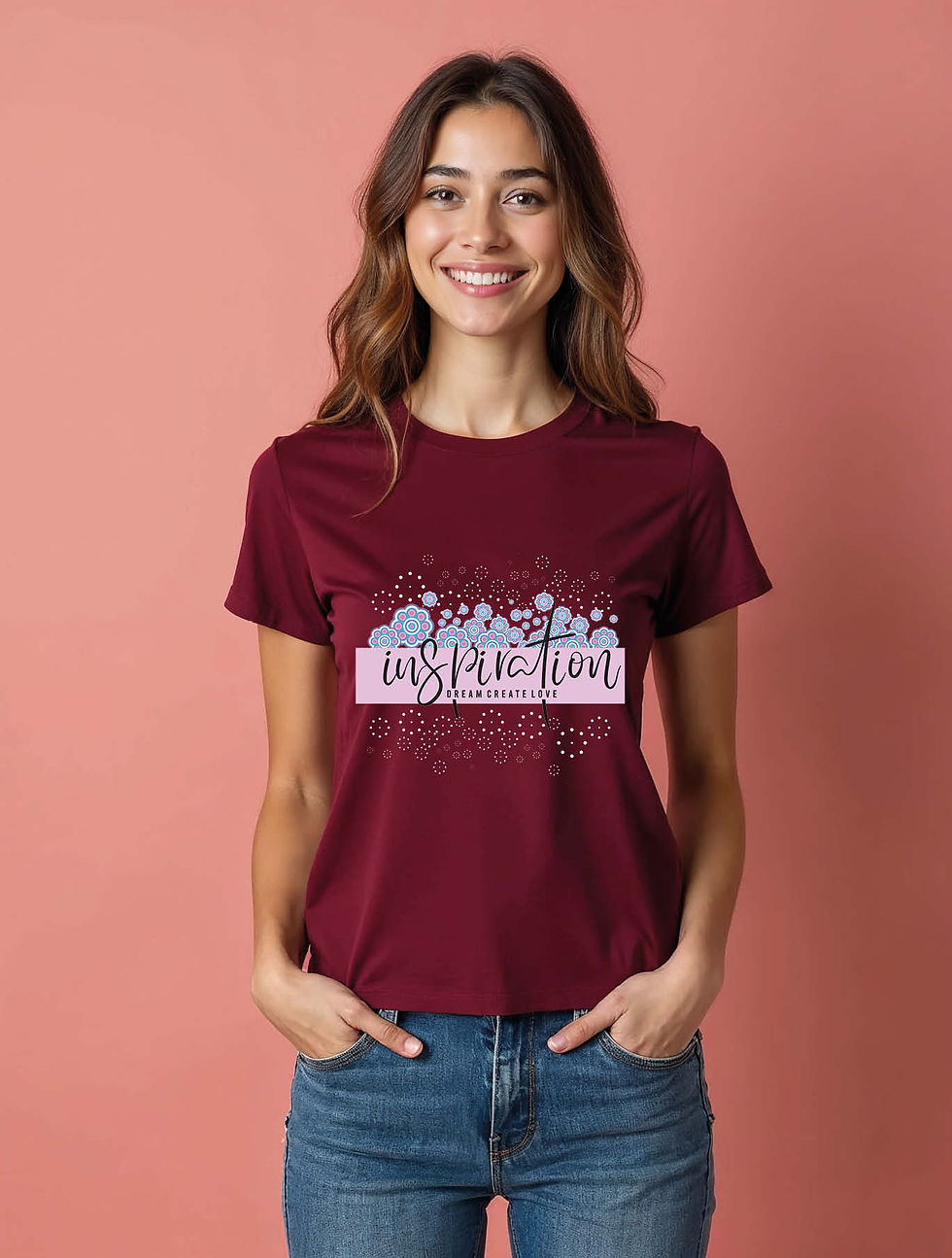 Thumbnail: Insperation dream creator Modern Women’s Printed T-Shirt – Premium Quality