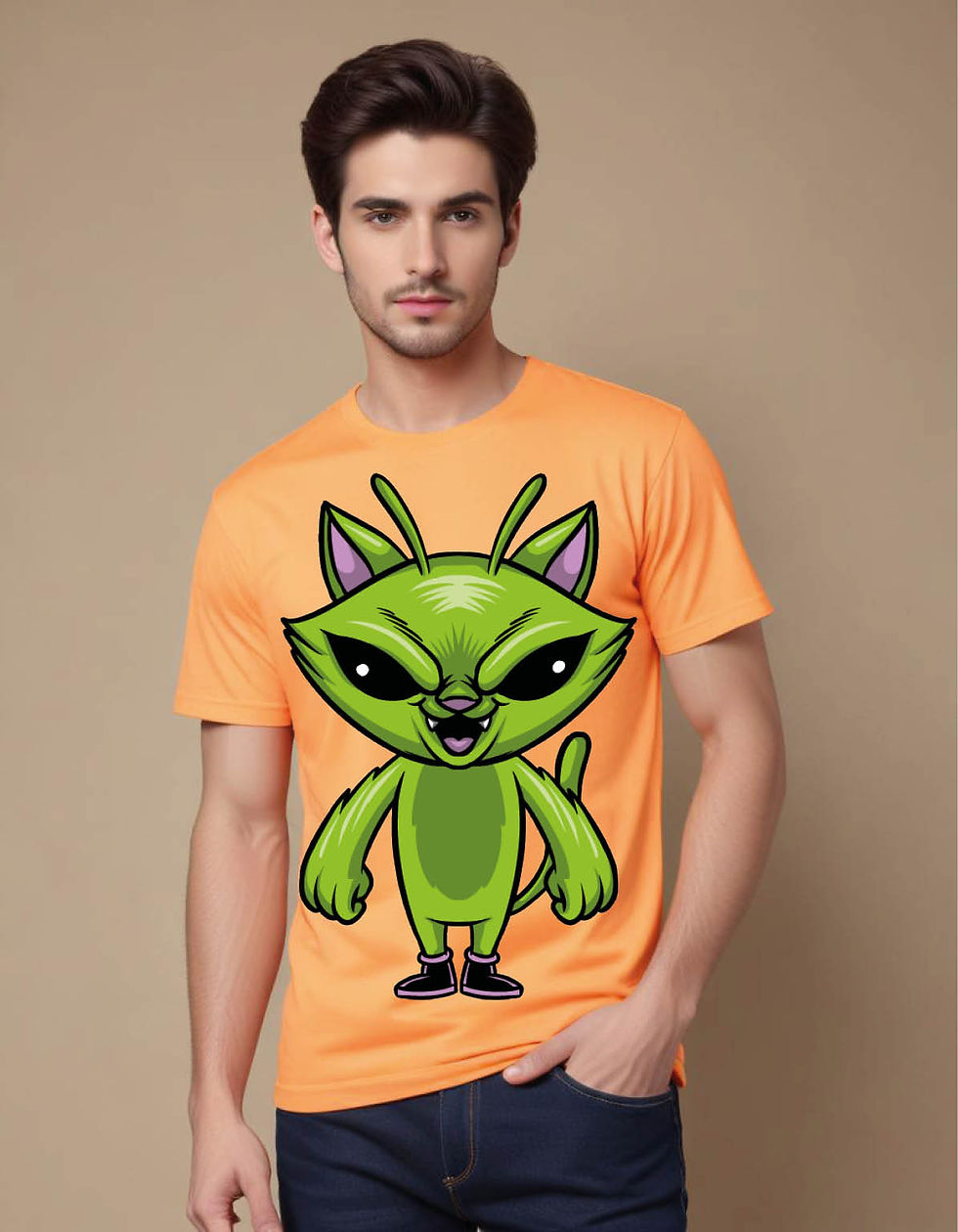 Thumbnail: alien pack mens printed graphic t shirt