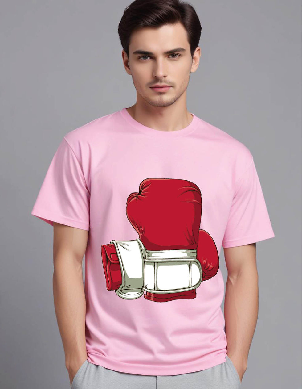 Thumbnail: fight gear mens printed graphic t shirt