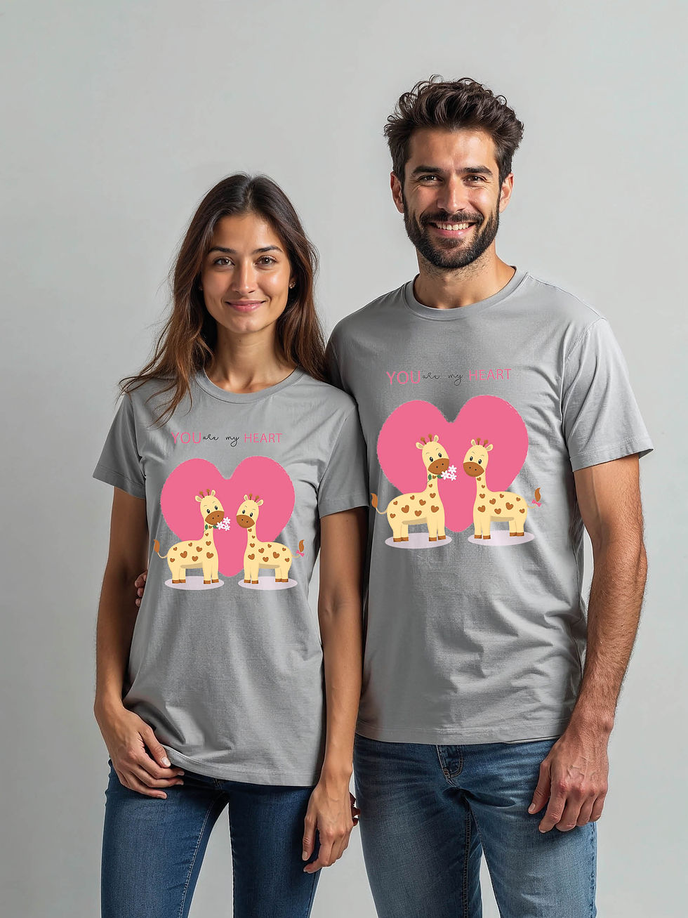 Thumbnail: Stylish Cartoon Couple Matching Tee Lovers Edition – Fast Delivery