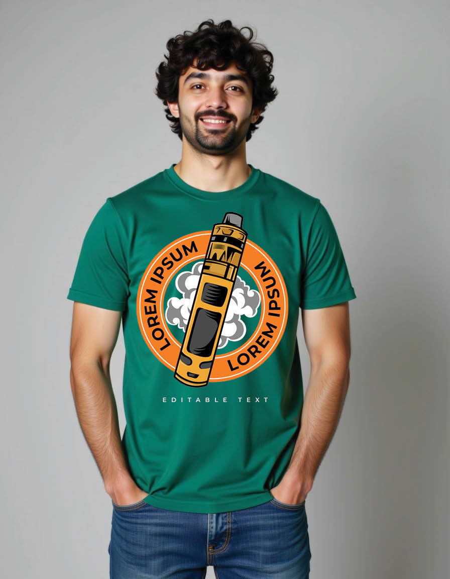 vintage vape mens printed graphic t shirts