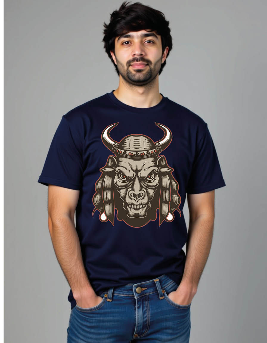 Thumbnail: camel king39s head mens printed graphic t shirt