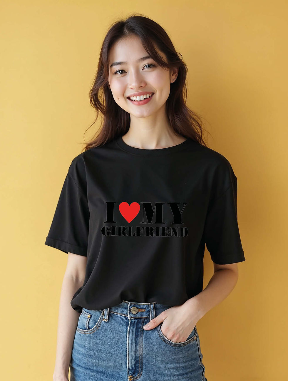 Thumbnail: i love my girlfriend Trendy Women’s Streetwear T-Shirt – Shop Now