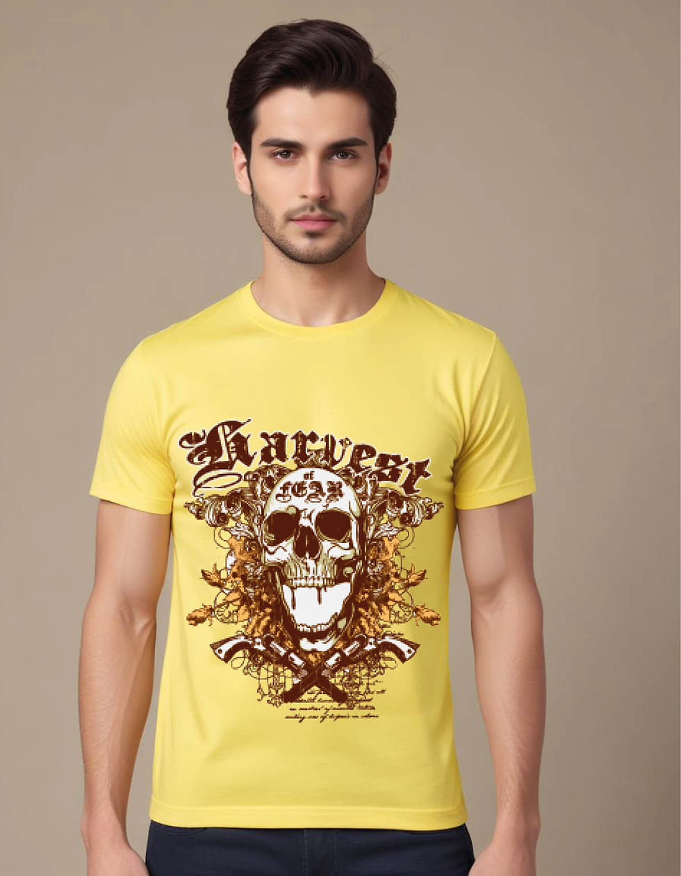 Thumbnail: harvest fear mens printed graphic t shirt
