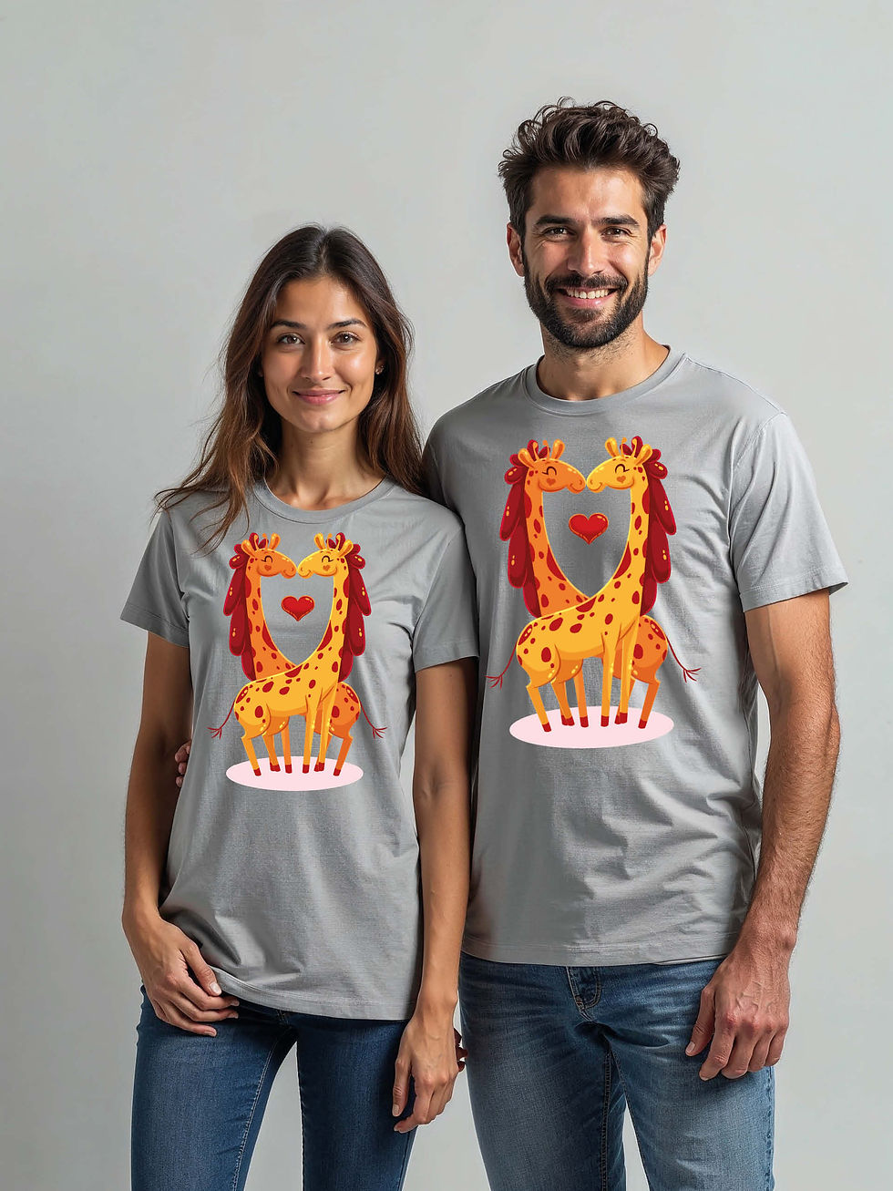 Thumbnail: Stylish Cartoon Couple T-Shirt Lovers Edition – Hot Deal