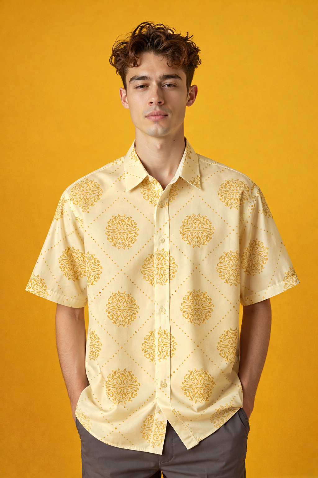 Elegant style Fashion Forward Patterned Oversized Shirt – AOP Edition
