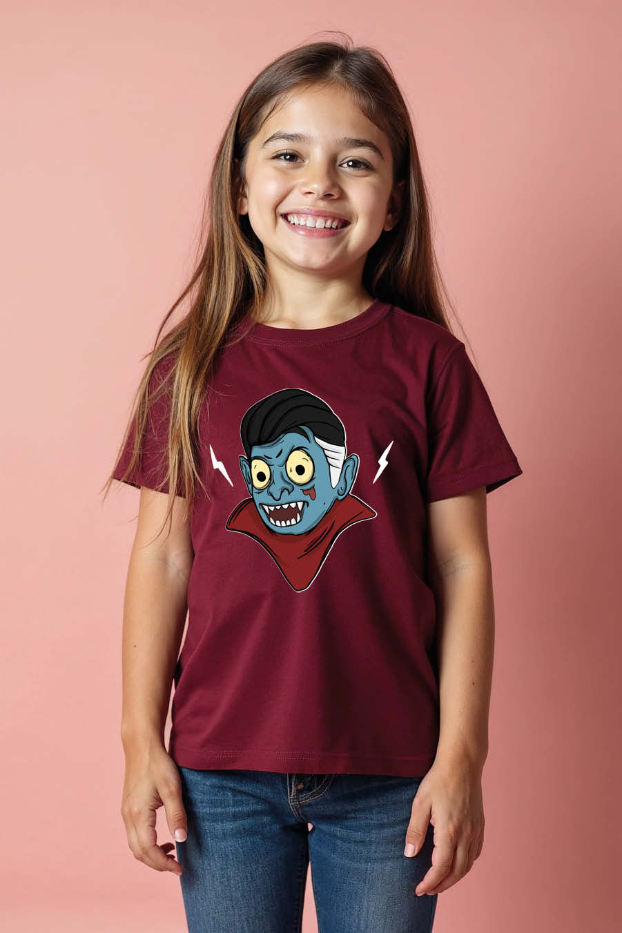 Thumbnail: zombie man Fashion Cartoon Printed T-Shirt for Boys & Girls – Artwork Print
