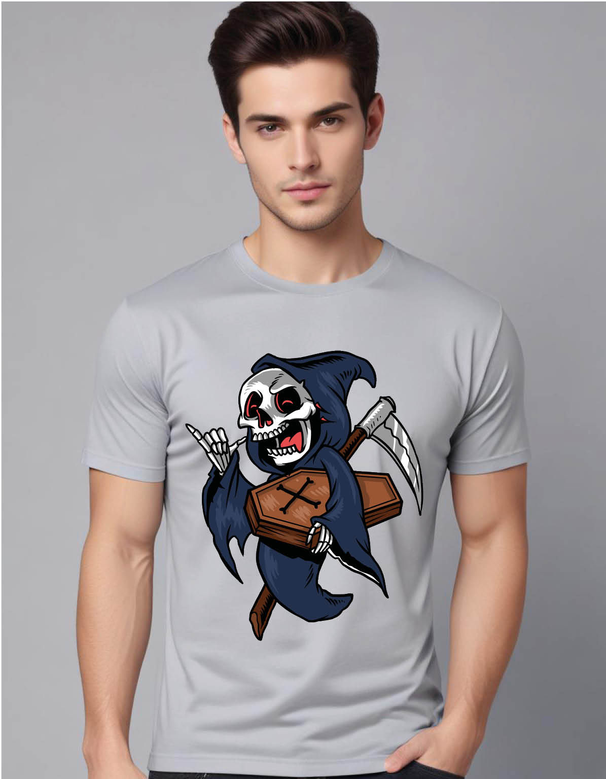 death grind mens printed graphic t shirt