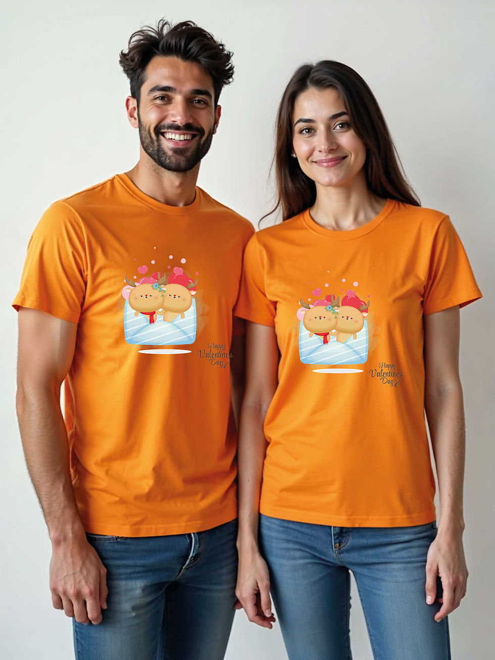 Forever Love Cartoon Couple Matching Tee Lovers Edition – Shop Now