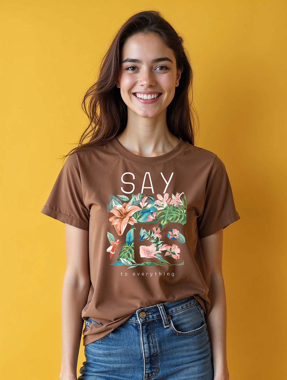 Thumbnail: say to everything Stylish Women’s Printed Graphic Streetwear T-Shirt – Buy Now