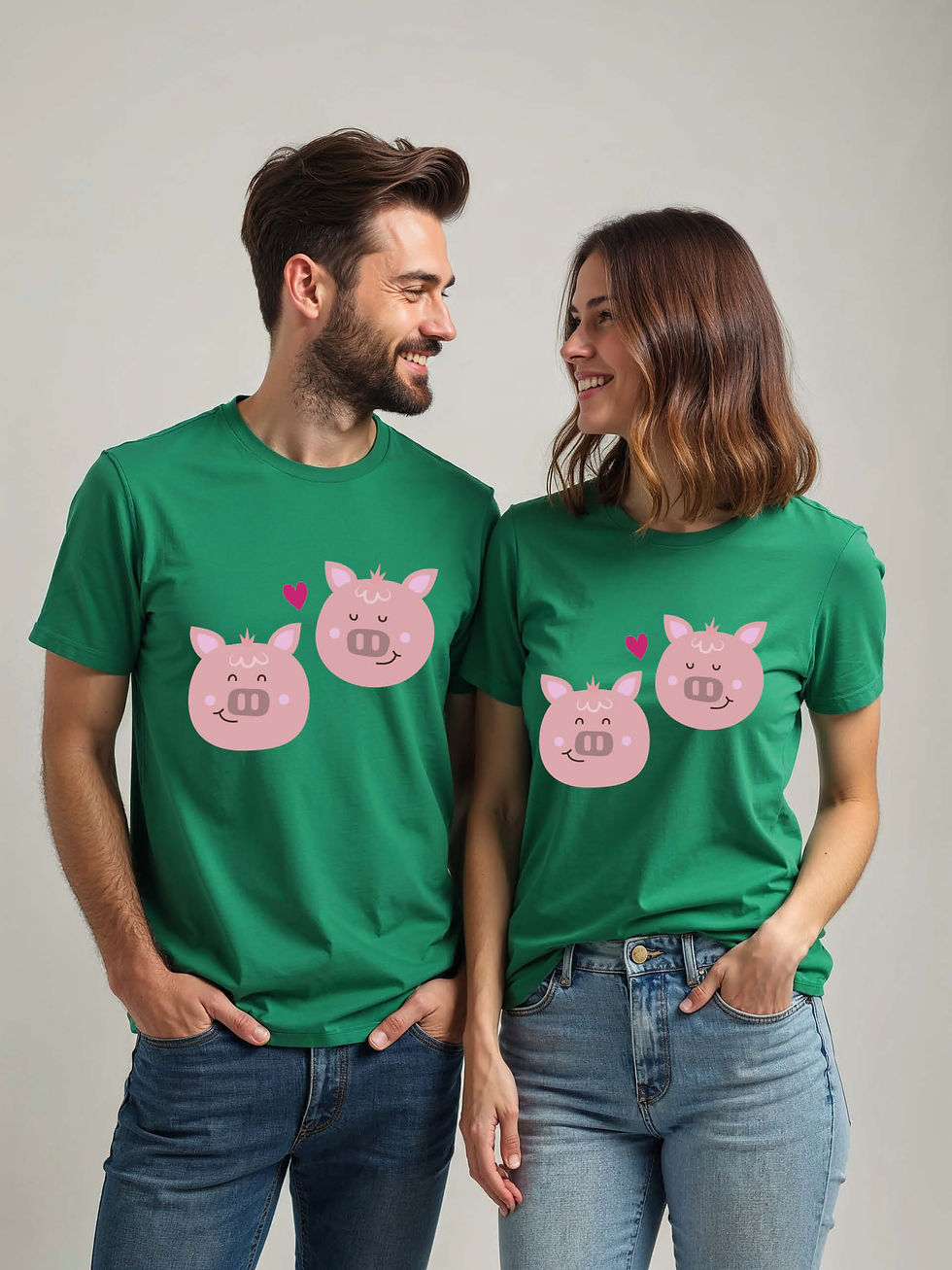 Thumbnail: Eternal Love Cartoon Couple T-Shirt Lovers Edition – Premium Quality