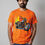 Thumbnail: old motorbike with pop art style mens printed graphic t shirt