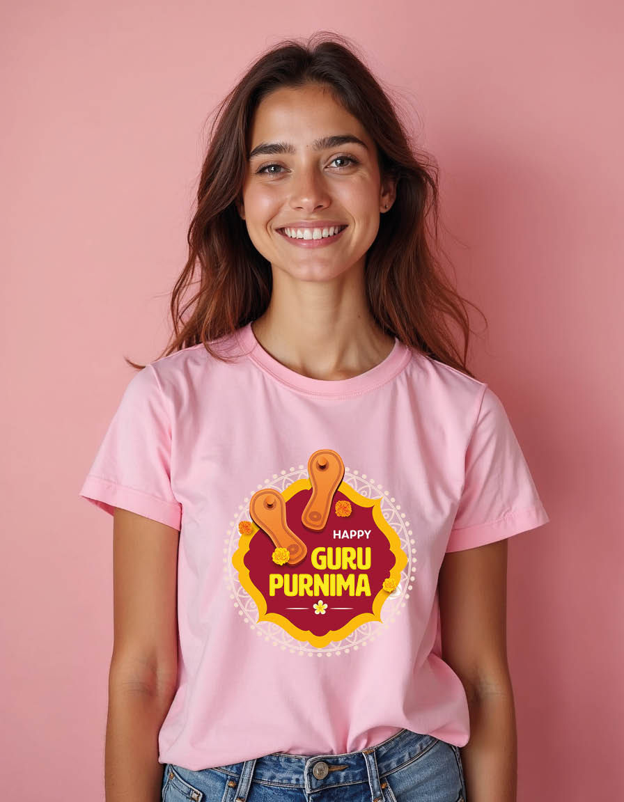Thumbnail: Guru purnima Unisex printed graphic t shirt