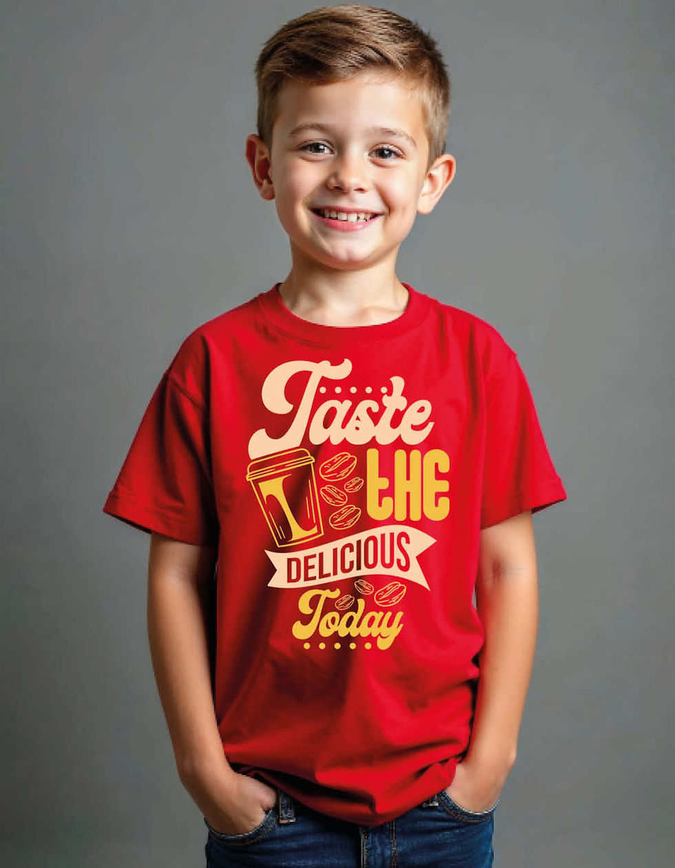 Tast The Delicious today Unisex Printed T-Shirt for All Ages
