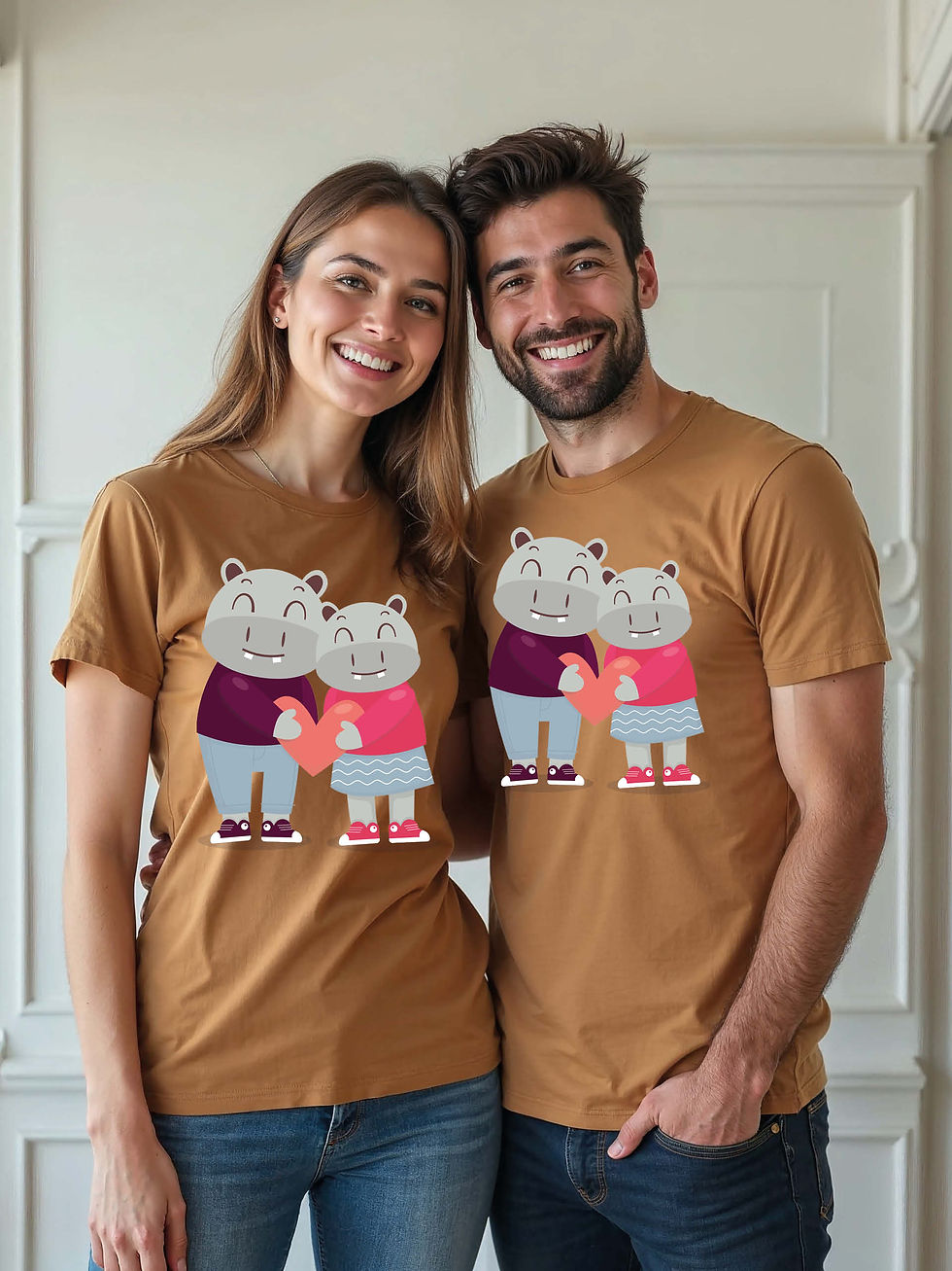 Thumbnail: Forever Love Animal Couple Matching Tee Lovers Edition – Shop Now