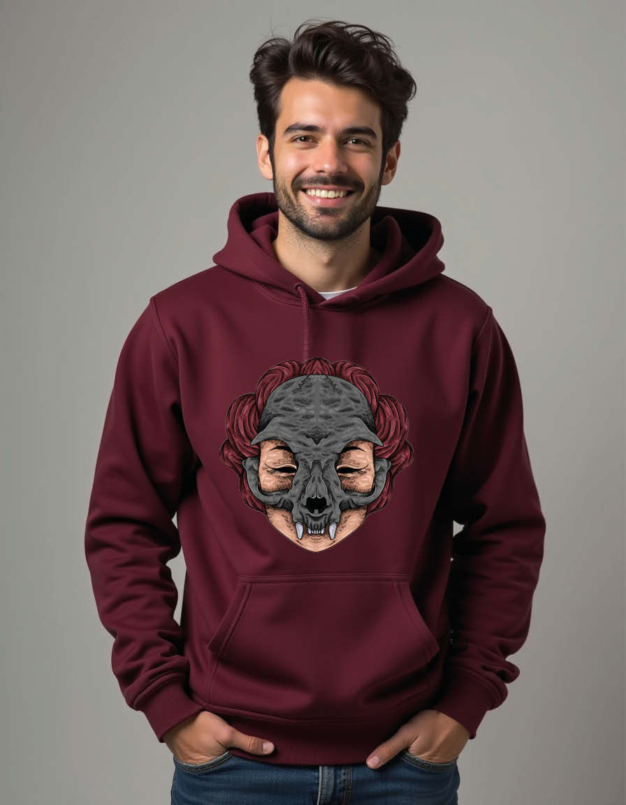 Thumbnail: Brains zombie mushroom Unisex Printed Graphic Hoodies