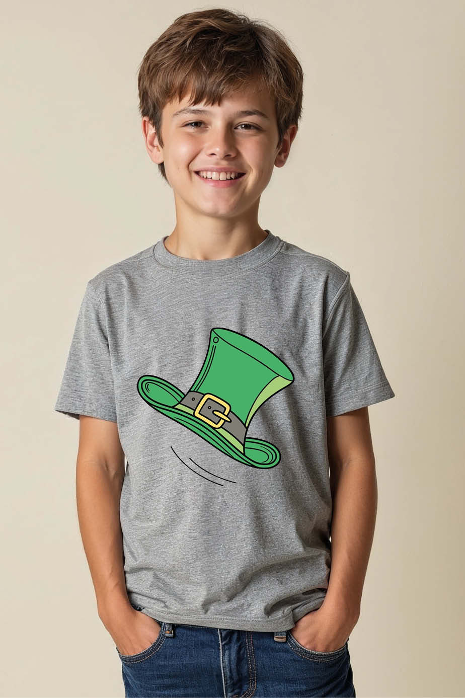 Thumbnail: hat Comfortable Stylish Kids Graphic T-Shirt – Print Design for Boys & girls