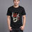 Thumbnail: skull-with red black helmet mens printed graphic t shirt