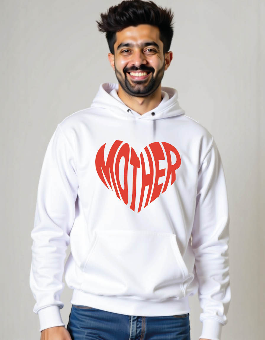 Thumbnail: mother Streetwear Men’s  Printed Hoodie – Stylish Winter Collection |