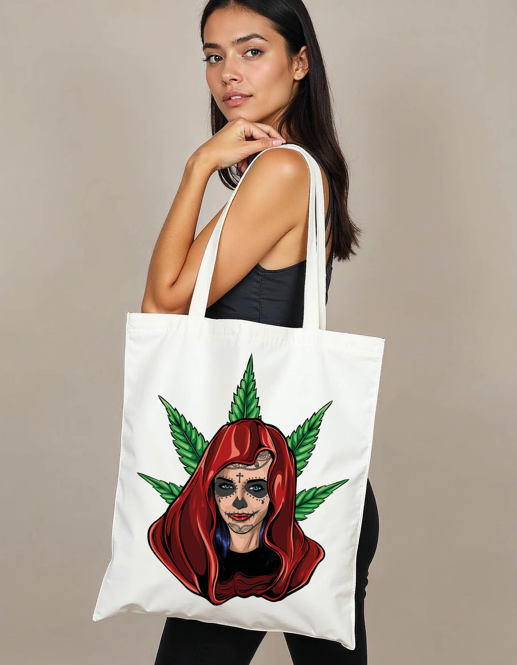 Retro Tote Printed Bag – Trendy Canvas Fashion Bag Fast Delivery