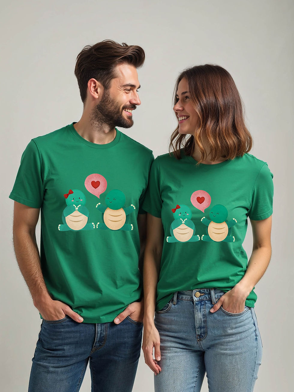 Thumbnail: Matching Outfit Cartoon Couple Matching Tee Lovers Edition – Fast Delivery