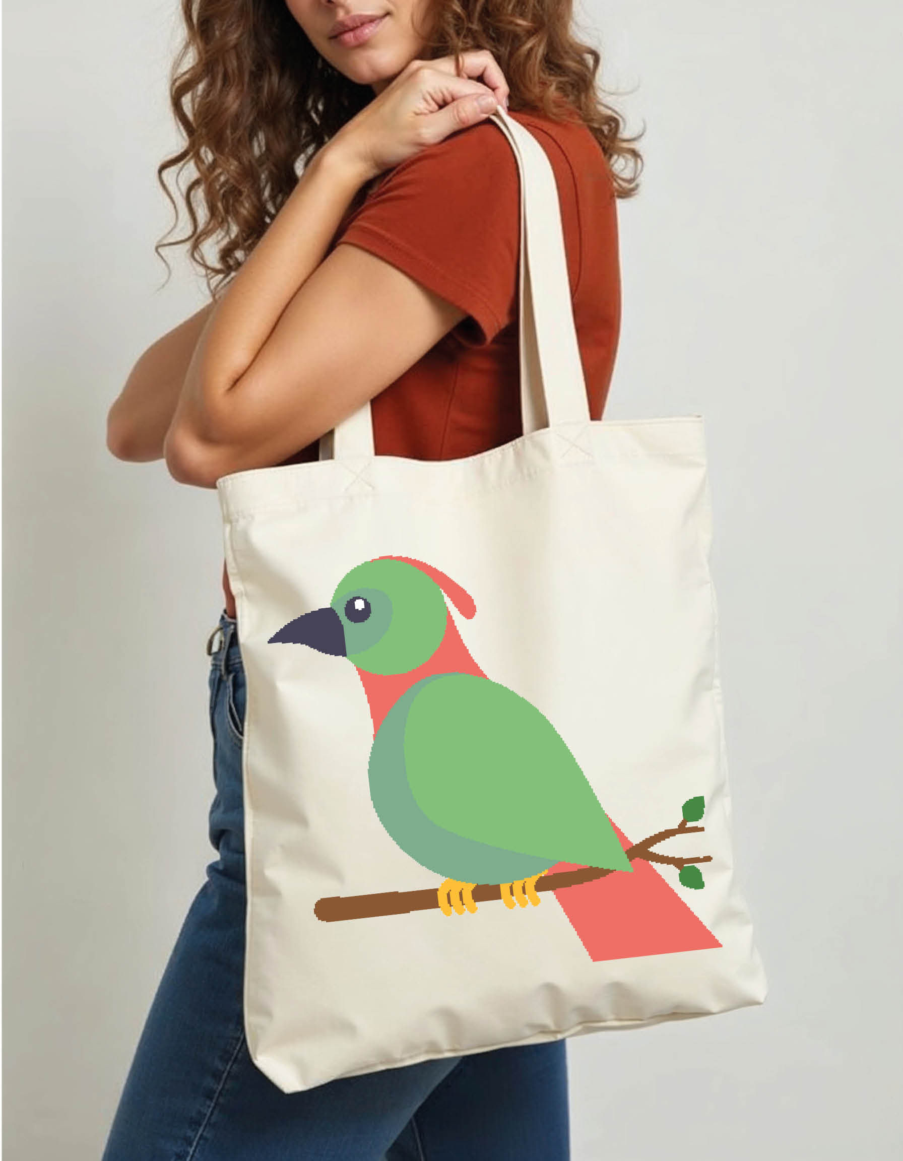 Abstract Art Tote Printed Bag | Eco-Friendly Cotton Tote Shop Now