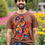 Thumbnail: monkey mens printed graphic t shirt