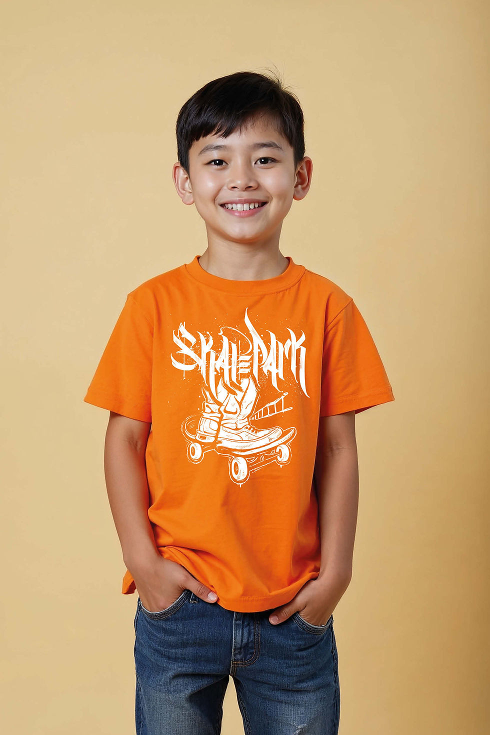 Thumbnail: Skatebord  Stylish Kids Graphic Tee – Design Print Design for Boys & Girls
