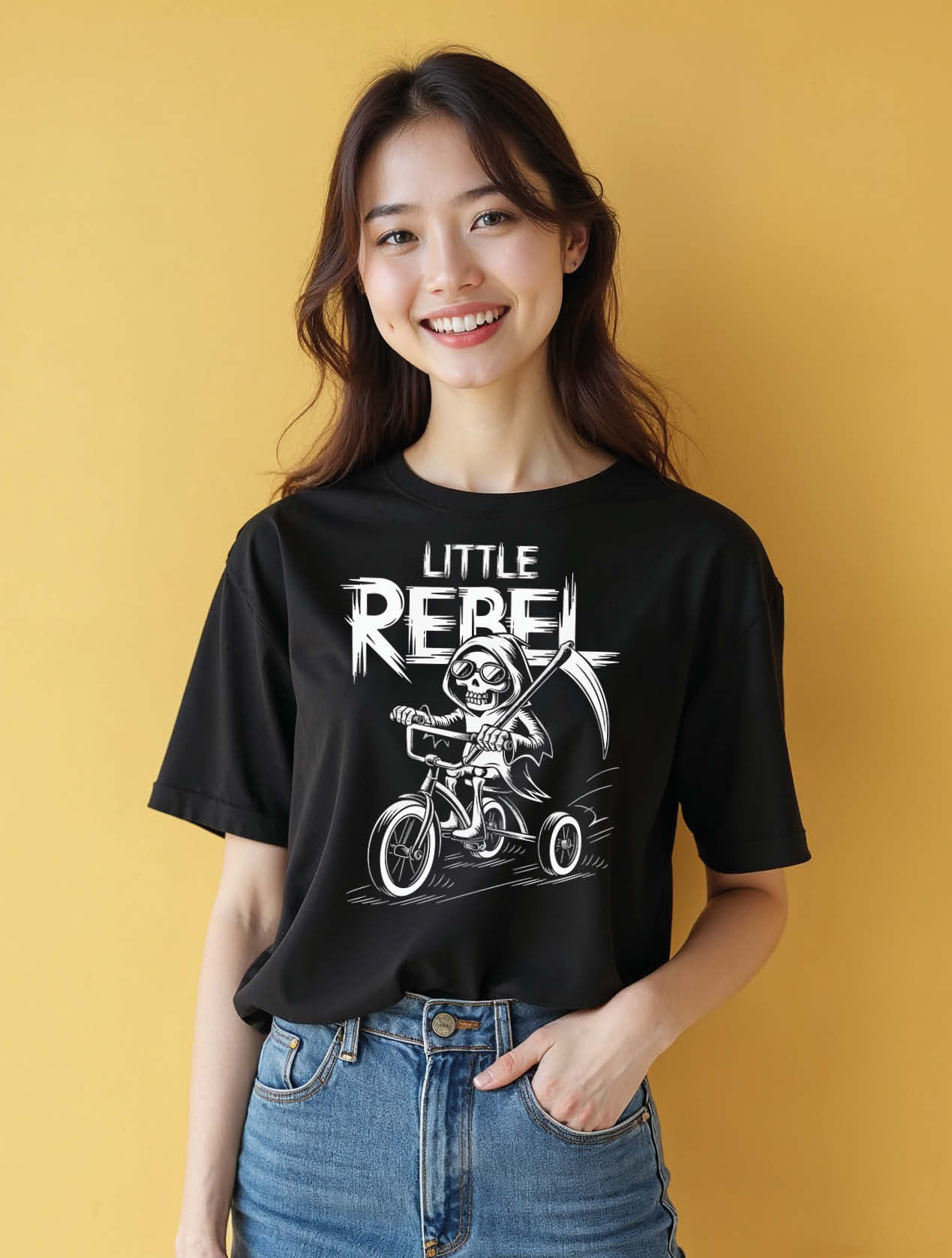 little rebel Classic Women’s Printed Graphic Streetwear T-Shirt – Best Price
