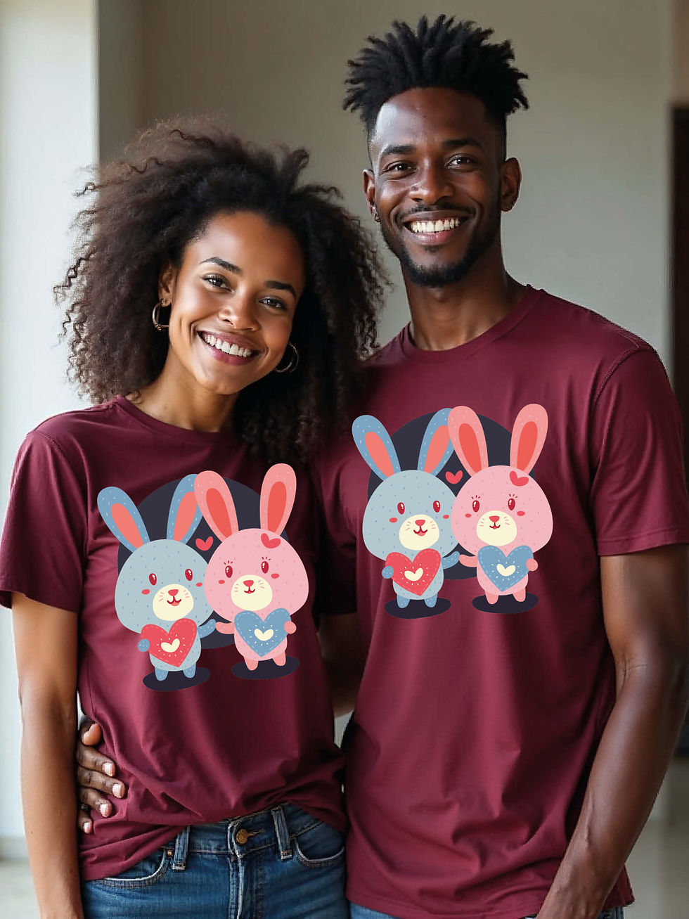 Thumbnail: Forever Love Animal Couple Matching Tee Lovers Edition – Fast