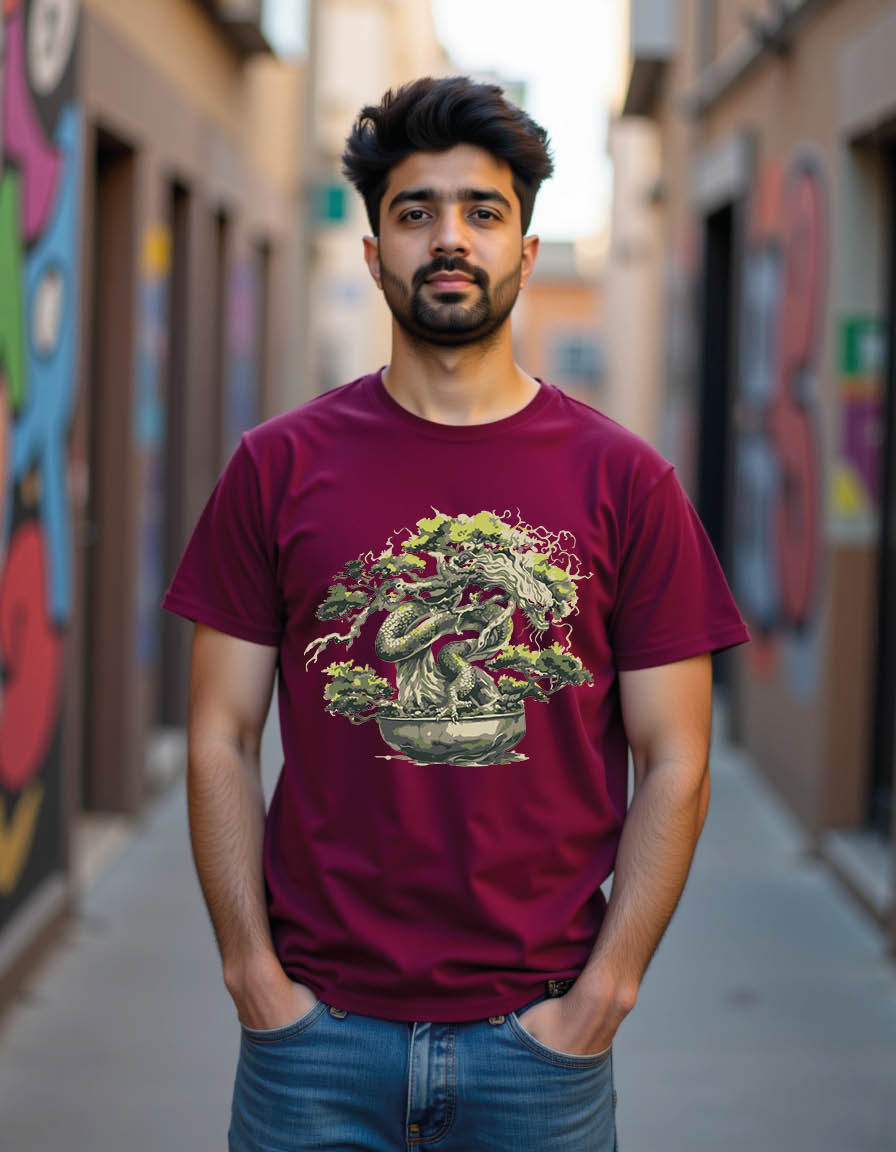Thumbnail: beautiful bonsai mens printed graphic t shirt