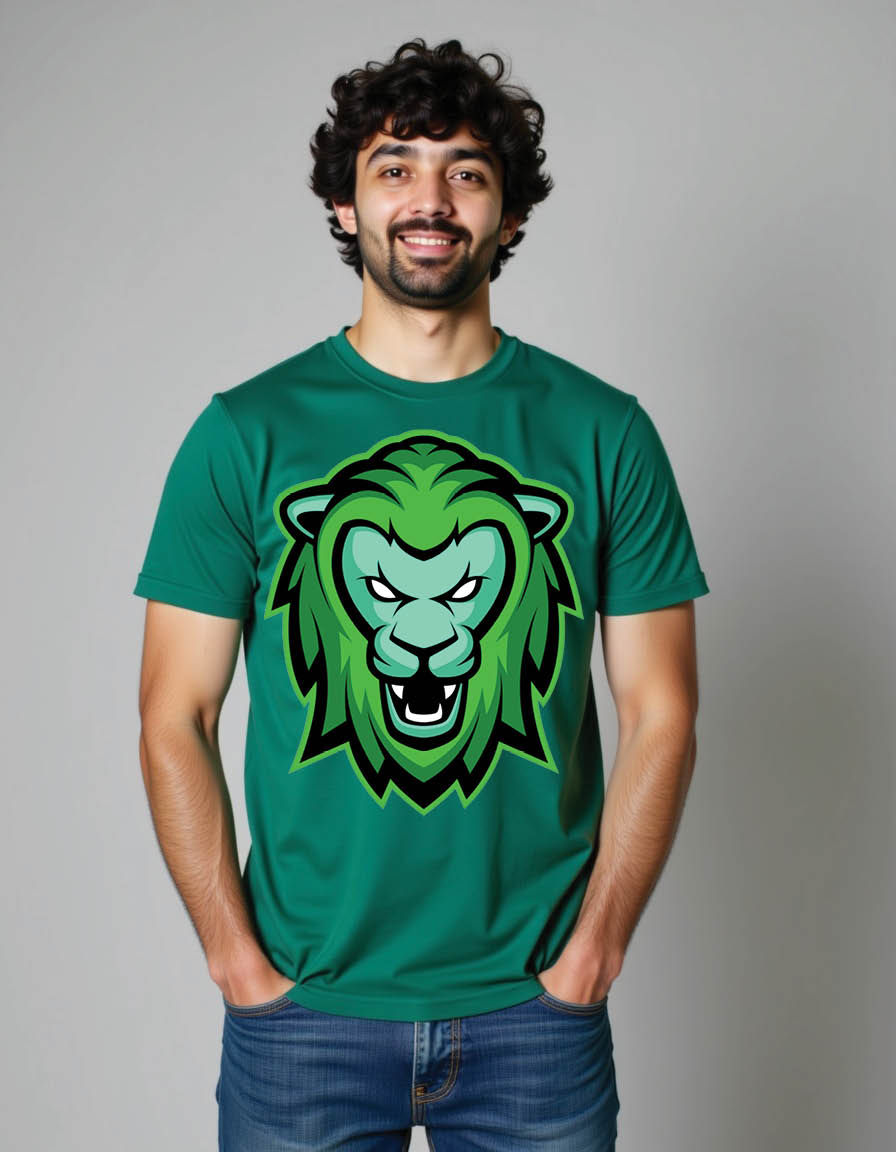 Thumbnail: lion esport mens printed graphic t shirt