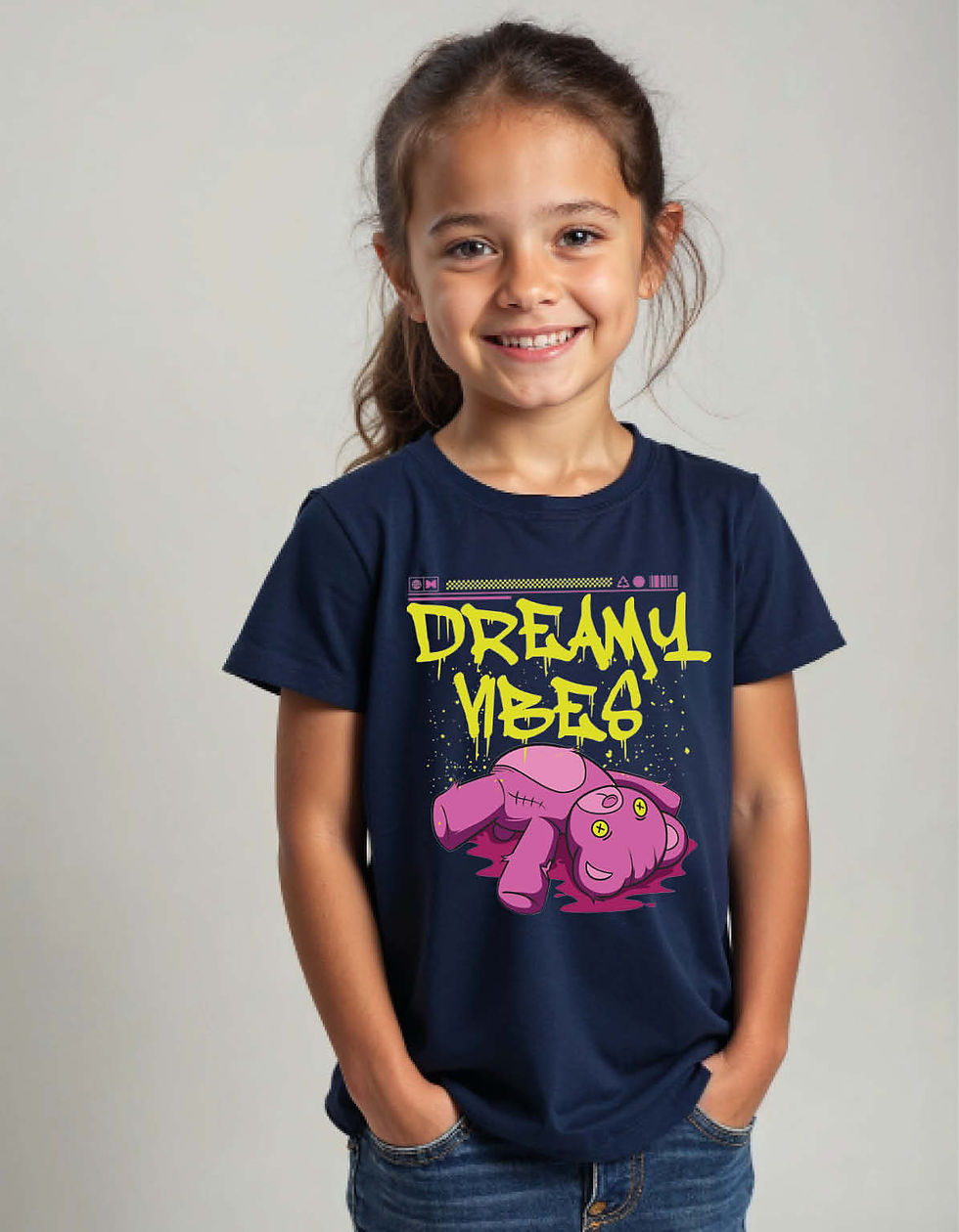 Thumbnail: Dream Vides Printed T-Shirt for All Age