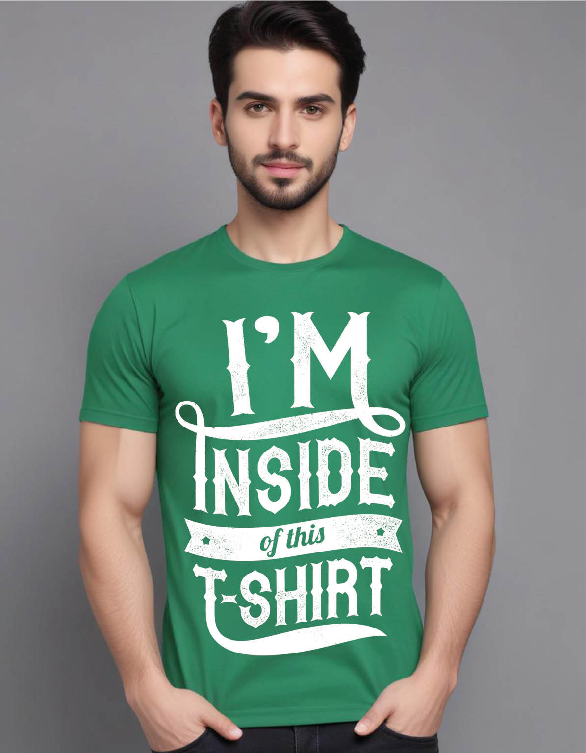 inside my tshirt funny message mens printed graphic t shirt