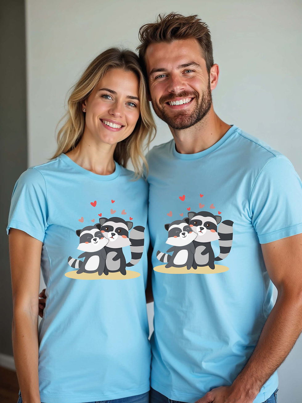 Thumbnail: Cute Animal Couple T-Shirt Lovers Edition – Discount Offer