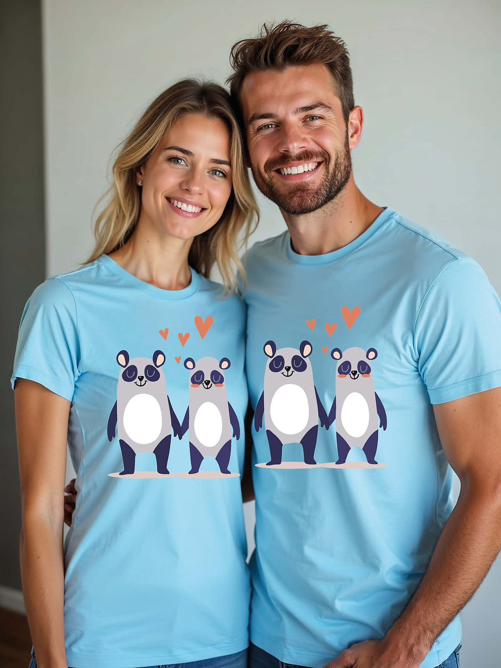 Thumbnail: Matching Outfit Animal Couple Matching Tee Lovers Edition
