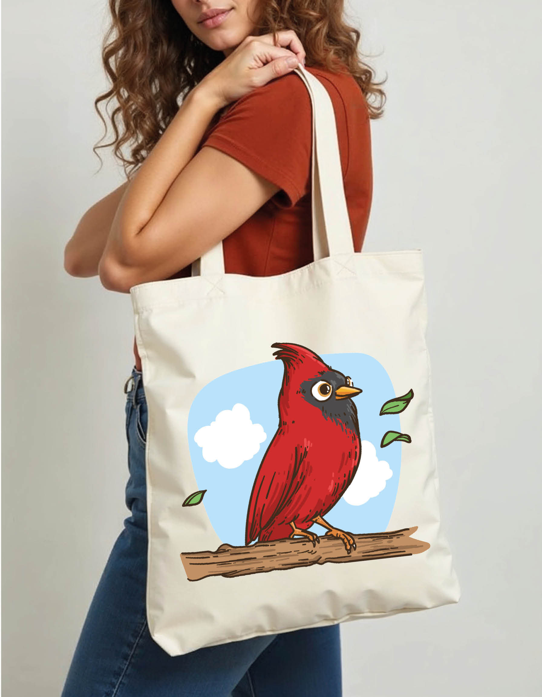 Abstract Art Tote Printed Bag | Eco-Friendly Cotton Tote Fast Delivery