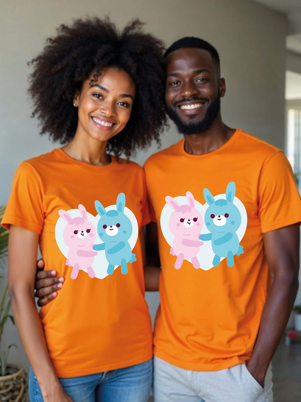 Romantic Animal Couple T-Shirt Lovers Edition – Hot Deal